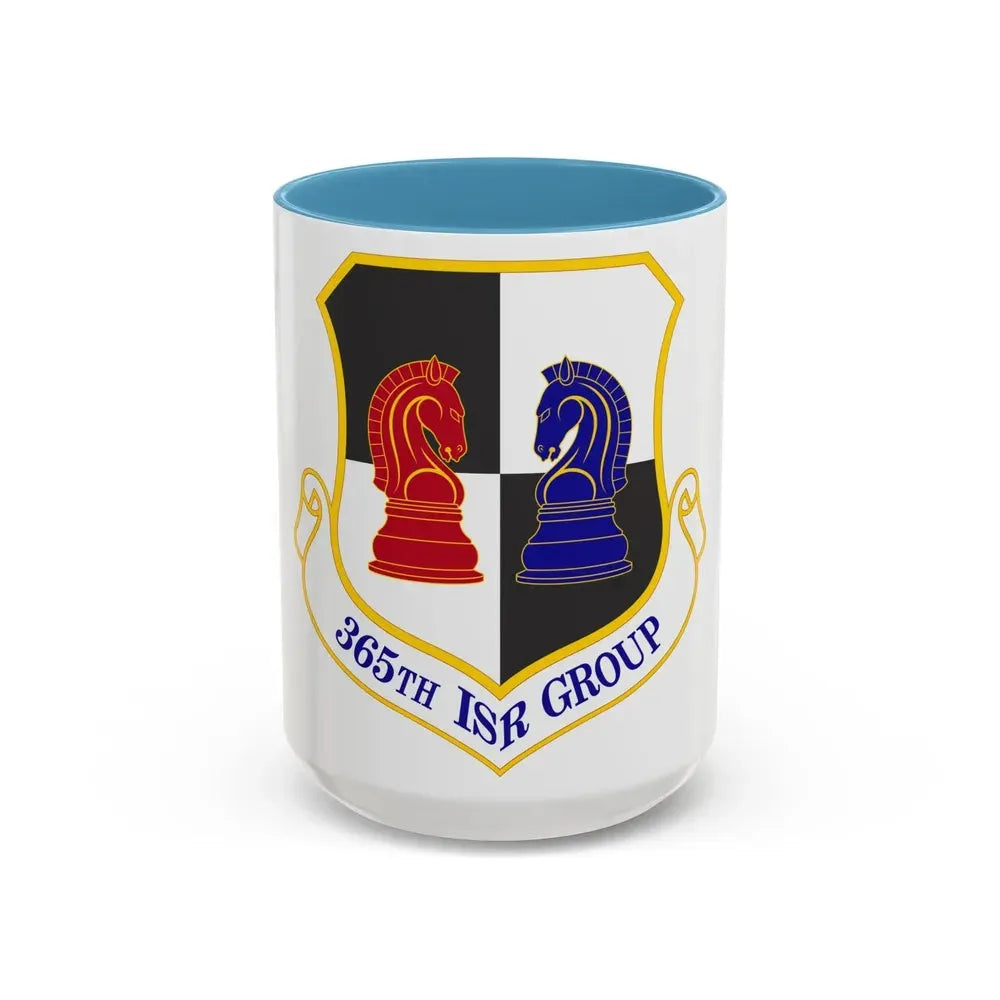 365 Intelligence Surveillance and Reconnaissance Group ACC (U.S. Air Force) Accent Coffee Mug 15oz Light Blue - Go Mug Yourself