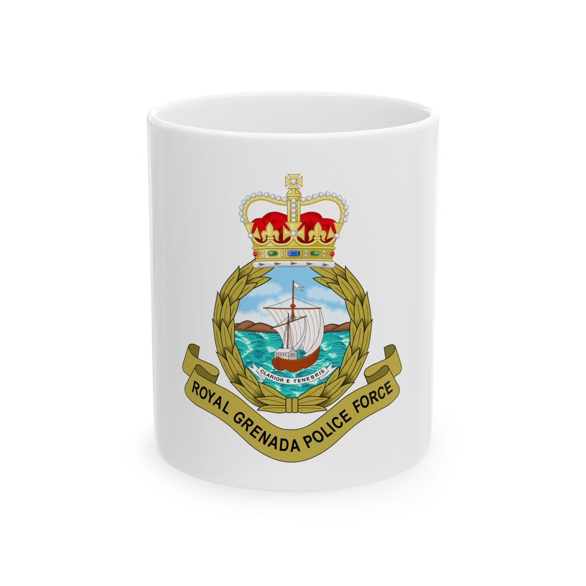 Royal Grenada Police Force - White Coffee Mug