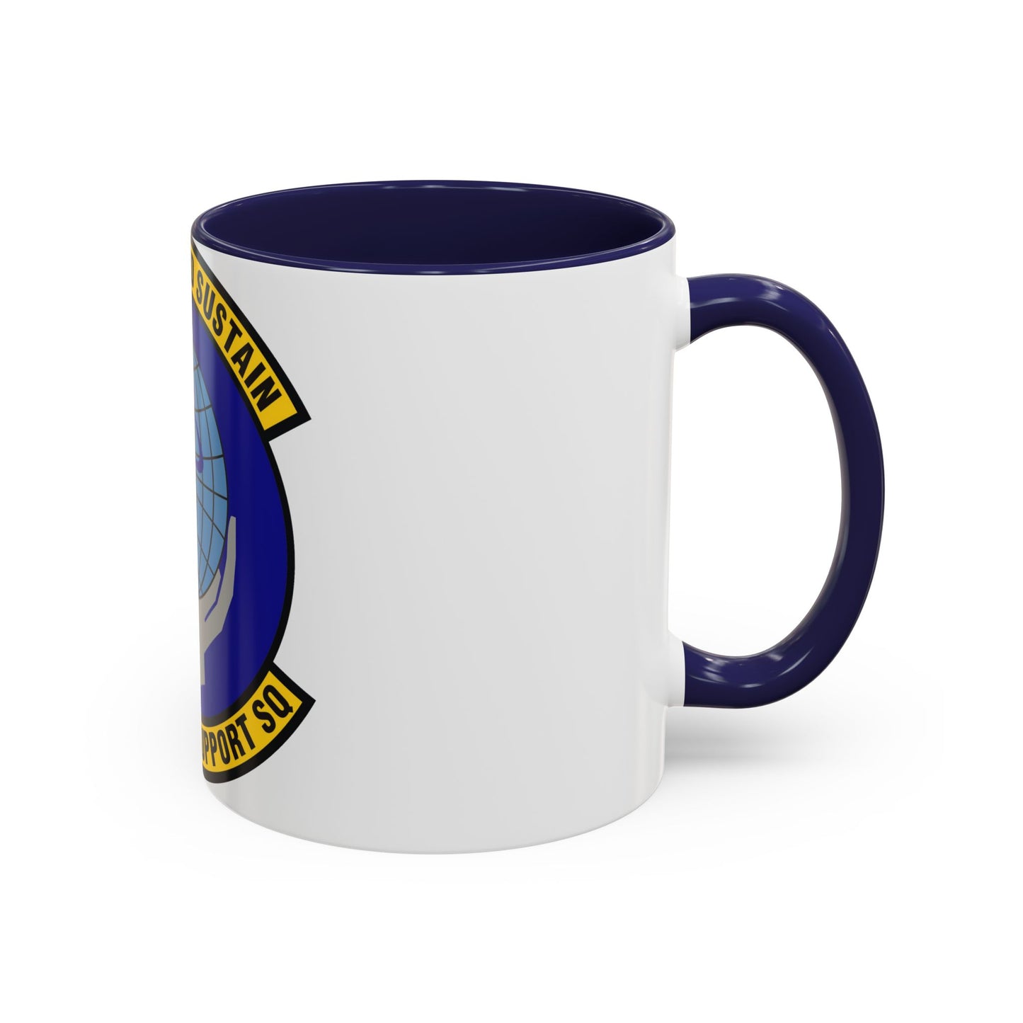 802d Force Support Squadron (U.S. Air Force) Accent Coffee Mug