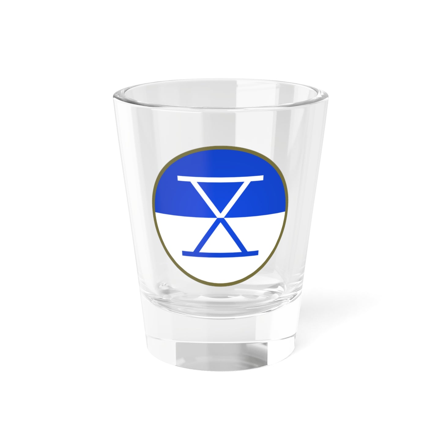 X Corps (U.S. Army) Shot Glass 1.5oz