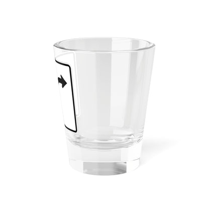 MUTCD-CA R60B-1 (California) (Road Sign) Shot Glass 1.5oz