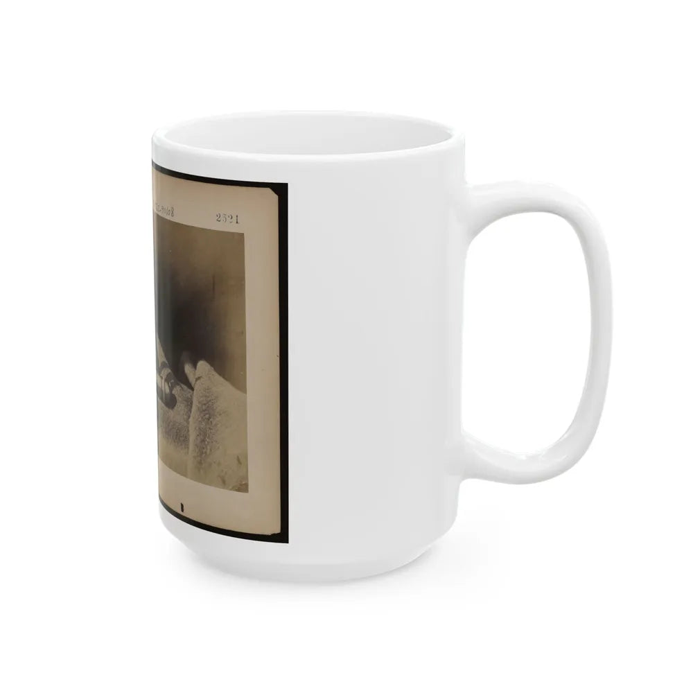 Expedients For Crossing Streams, Pocket Auger Used To Construct The Frames Of The Blanket Boats (U.S. Civil War) White Coffee Mug-Go Mug Yourself