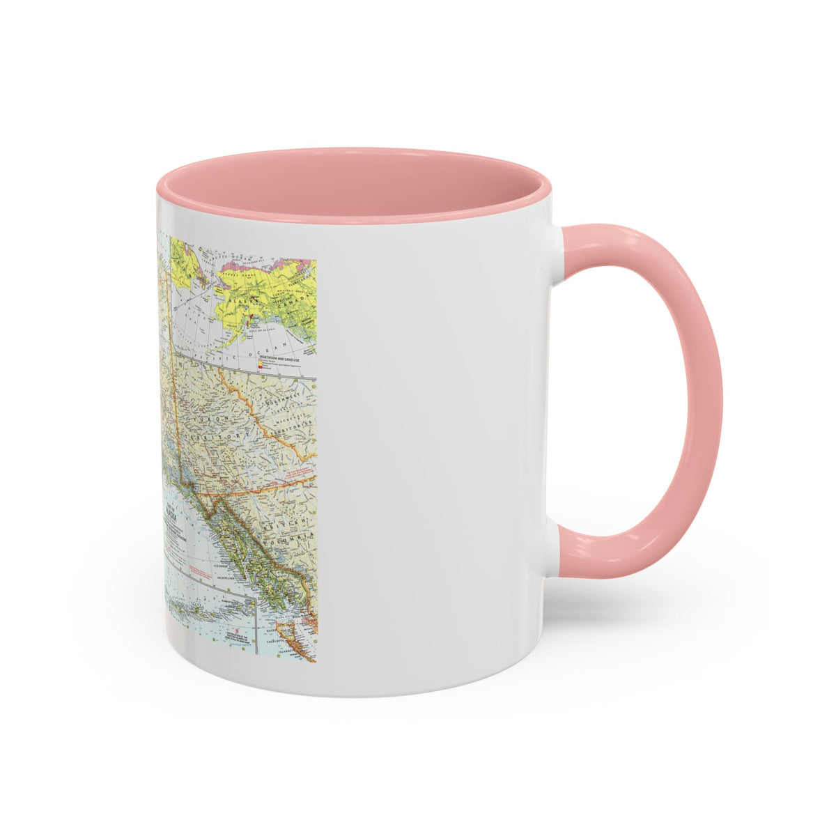 USA - Alaska (1959) (Map) Accent Coffee Mug