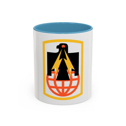 11th Signal Brigade (U.S. Army) Accent Coffee Mug
