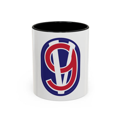 95th Infantry Division (U.S. Army) Accent Coffee Mug