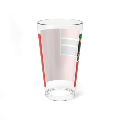 Flag of the South African Army (South Africa) Pint Glass 16oz