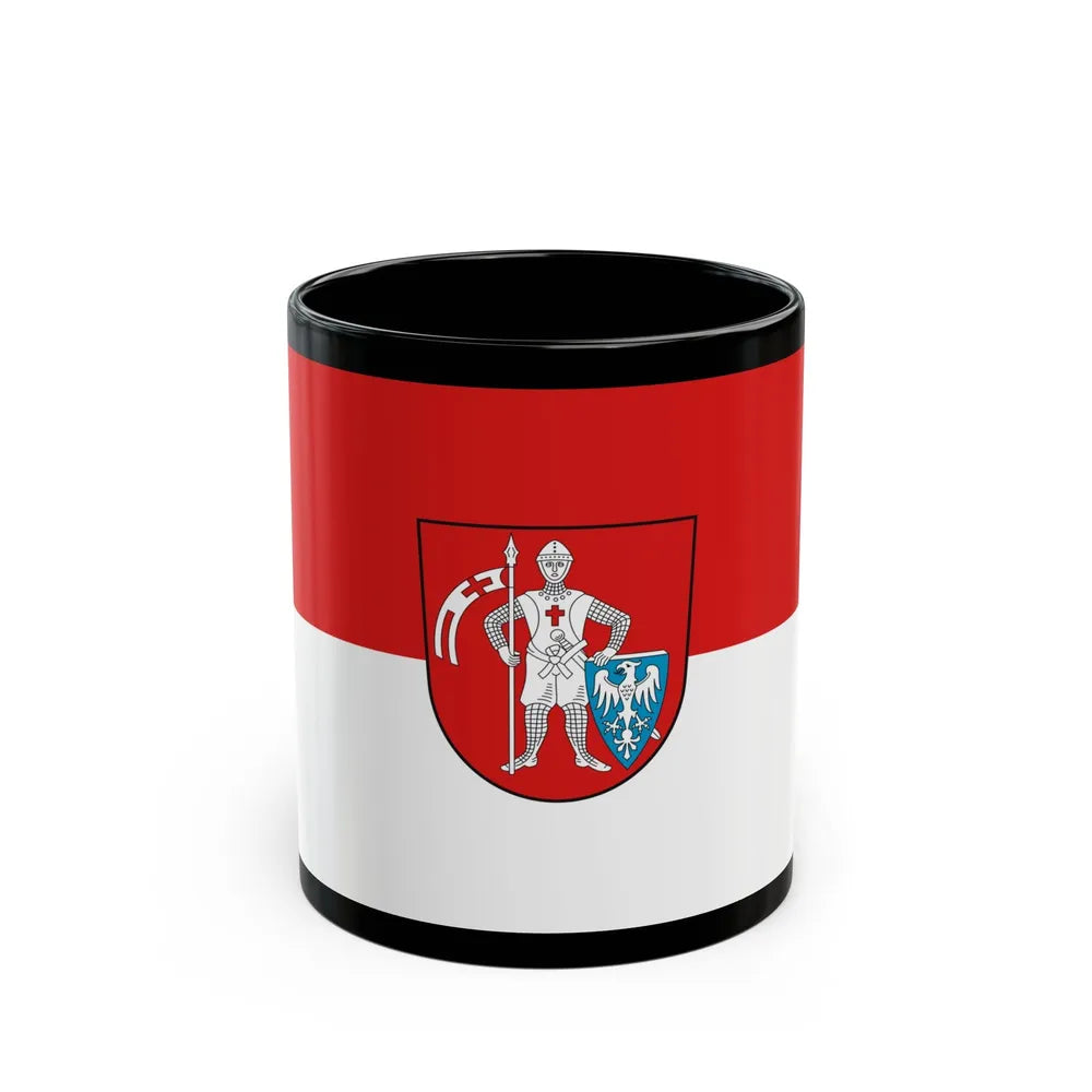 Flag of Bamberg 2 Germany - Black Coffee Mug-11oz-Go Mug Yourself