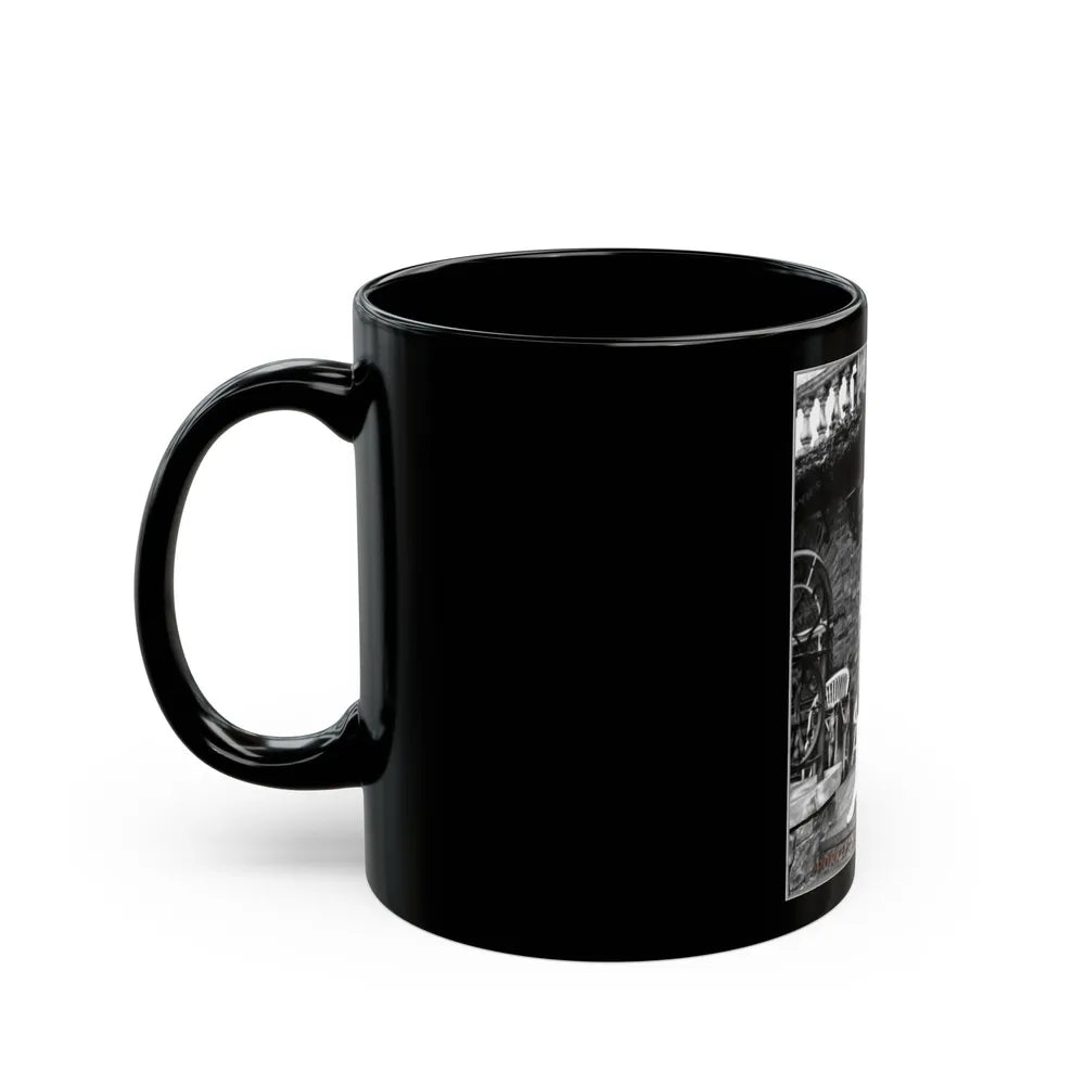 Julie Ege #91 (Vintage Female Icon) Black Coffee Mug-Go Mug Yourself