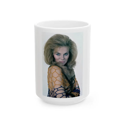 Julie Ege #223 (Vintage Female Icon) White Coffee Mug-15oz-Go Mug Yourself