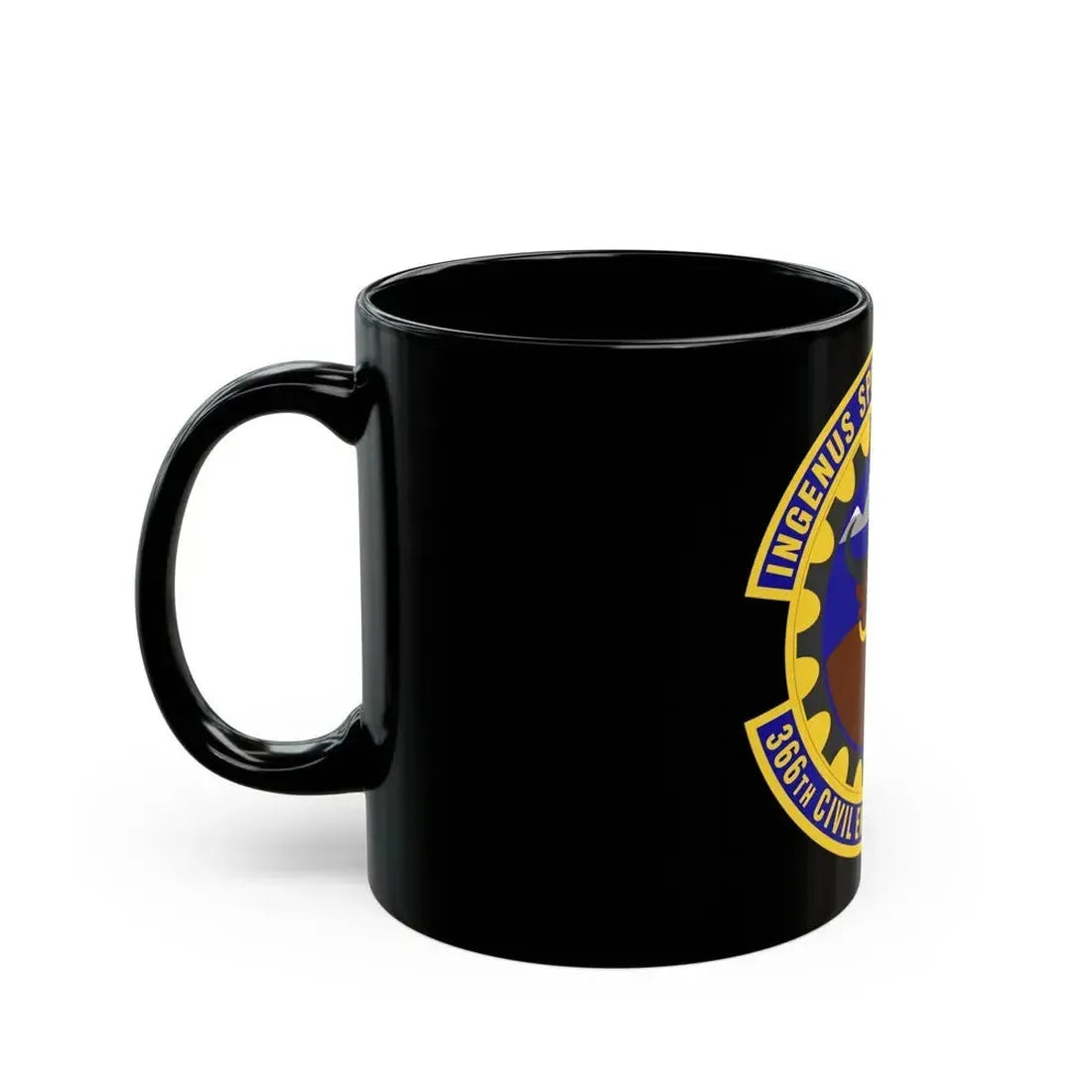 366 Civil Engineer Squadron ACC (U.S. Air Force) Black Coffee Mug - Go Mug Yourself