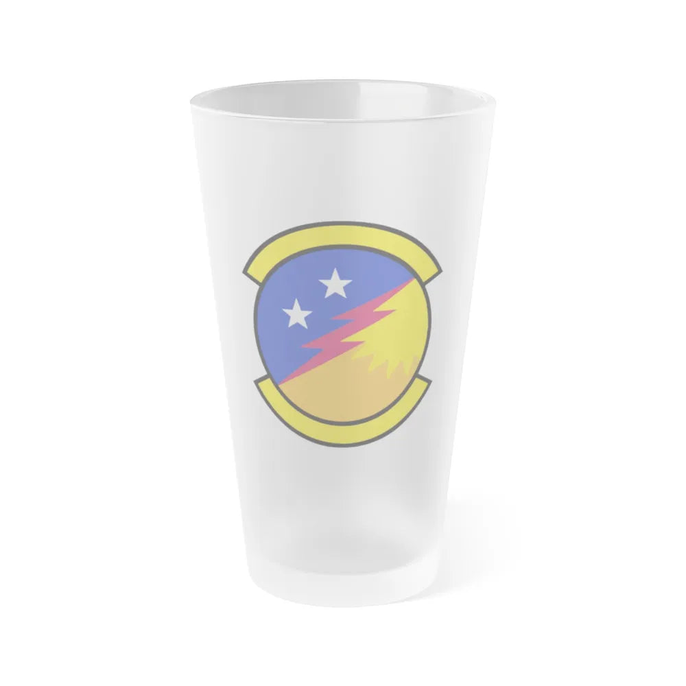 366 Communications Squadron ACC (U.S. Air Force) Frosted Pint Glass 16oz-16oz-Frosted-Go Mug Yourself