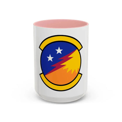 366 Communications Squadron ACC (U.S. Air Force) Accent Coffee Mug 15oz Pink - Go Mug Yourself