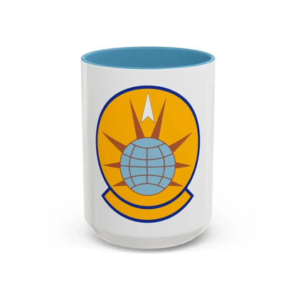 366 Force Support Squadron ACC (U.S. Air Force) Accent Coffee Mug 15oz Light Blue - Go Mug Yourself
