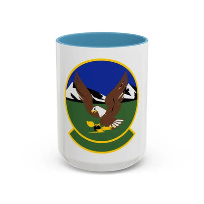 366 Maintenance Squadron ACC (U.S. Air Force) Accent Coffee Mug 15oz Light Blue - Go Mug Yourself