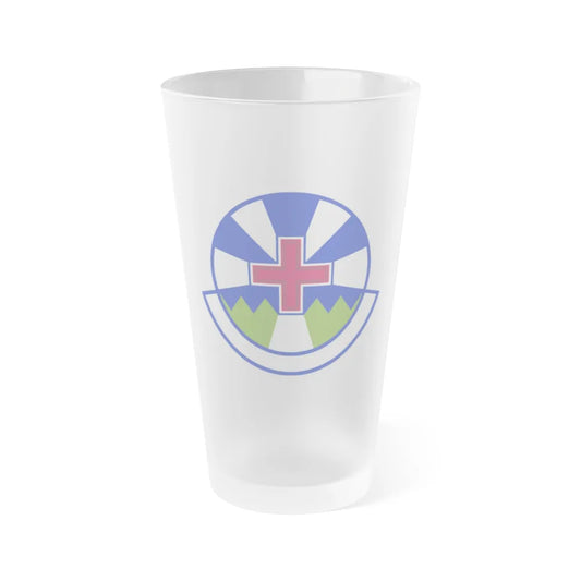 366 Operational Medical Readiness Squadron ACC (U.S. Air Force) Frosted Pint Glass 16oz-16oz-Frosted-Go Mug Yourself