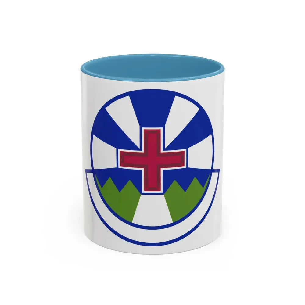366 Operational Medical Readiness Squadron ACC (U.S. Air Force) Accent Coffee Mug 11oz Light Blue - Go Mug Yourself