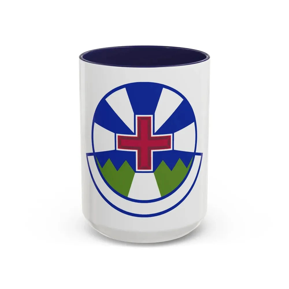 366 Operational Medical Readiness Squadron ACC (U.S. Air Force) Accent Coffee Mug 15oz Navy - Go Mug Yourself