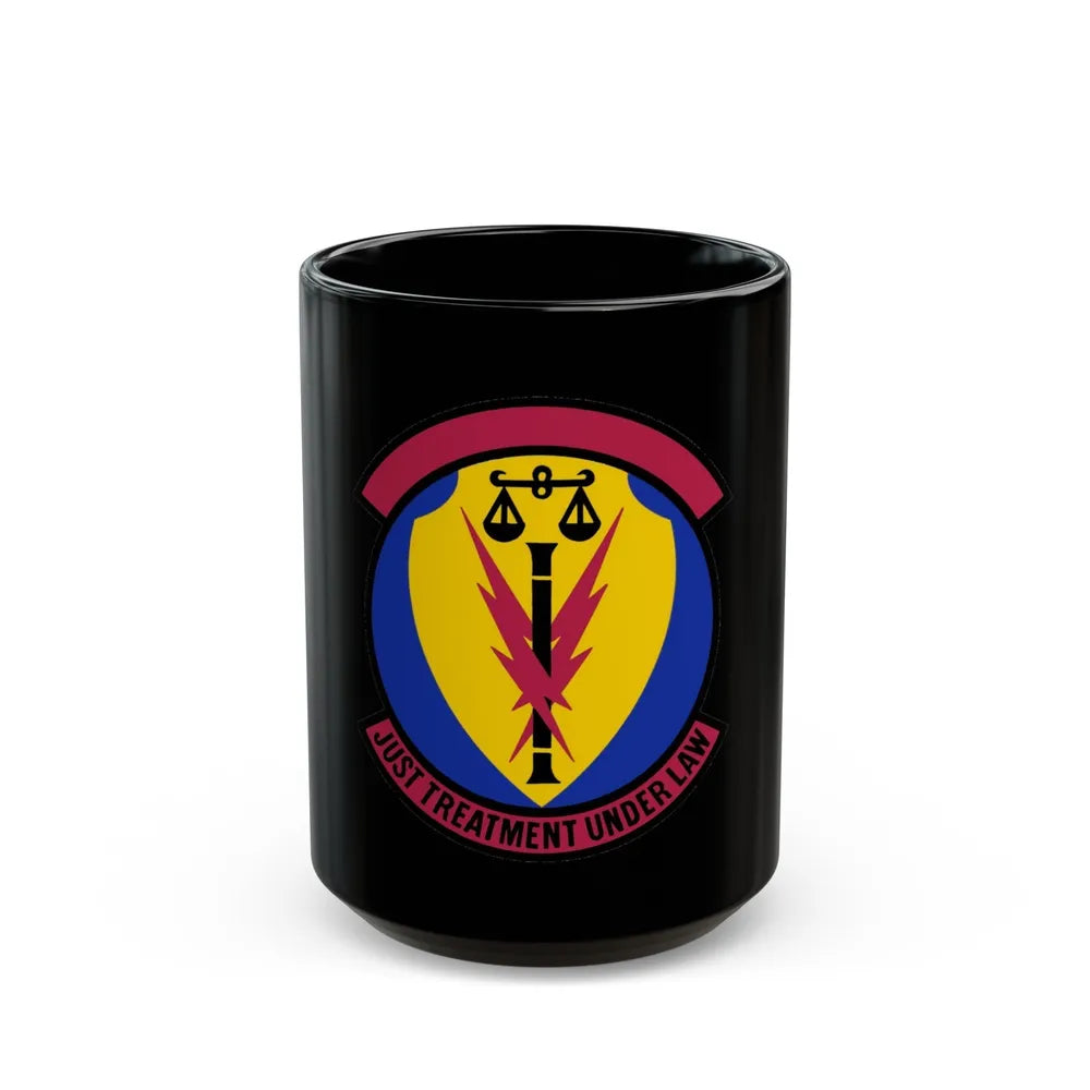 366 Security Forces Squadron ACC (U.S. Air Force) Black Coffee Mug-15oz-Go Mug Yourself