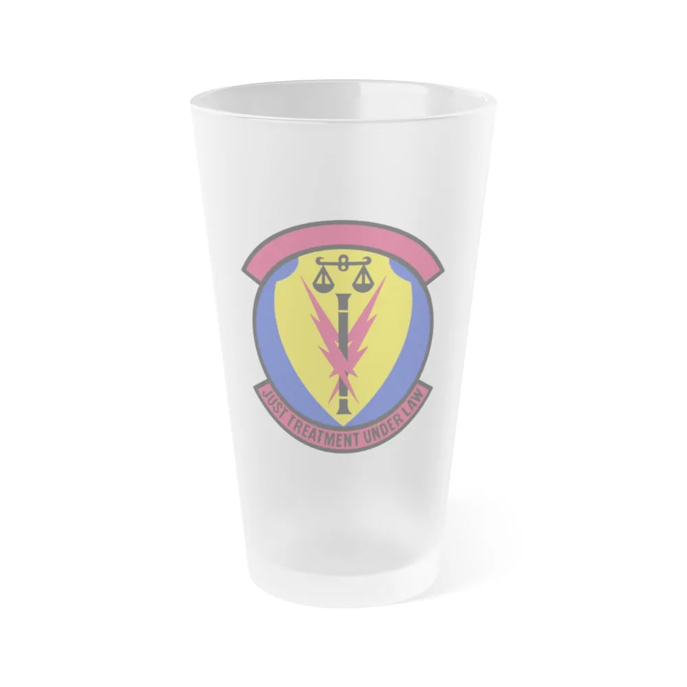 366 Security Forces Squadron ACC (U.S. Air Force) Frosted Pint Glass 16oz-16oz-Frosted-Go Mug Yourself