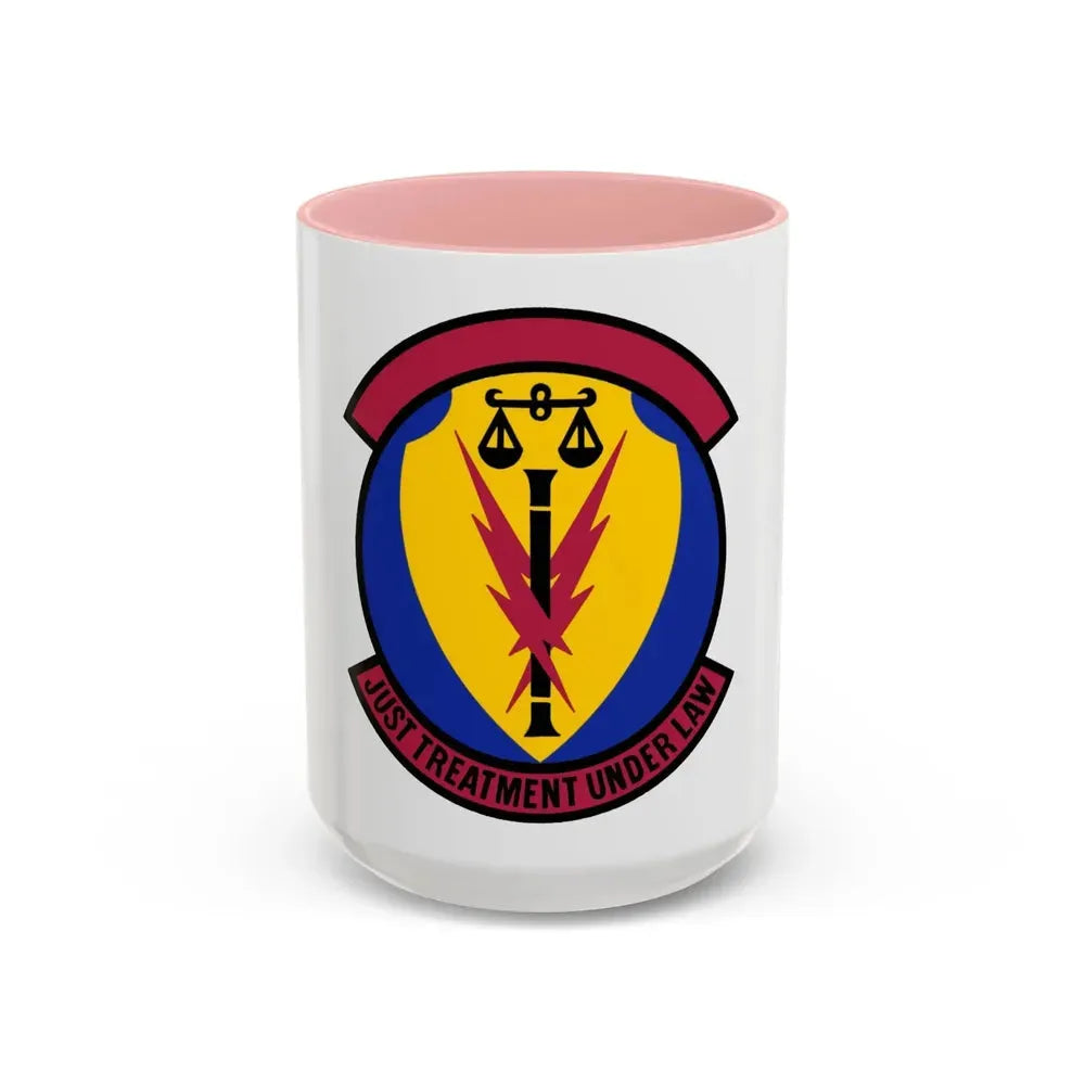 366 Security Forces Squadron ACC (U.S. Air Force) Accent Coffee Mug 15oz Pink - Go Mug Yourself