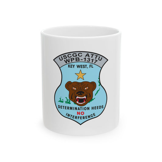 USCGC Attu WPB 1317   Key West FL (U.S. Coast Guard) White Coffee Mug
