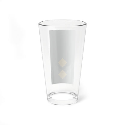 08 Ghana Army 1LT (Ghana) (Military Rank) Pint Glass 16oz