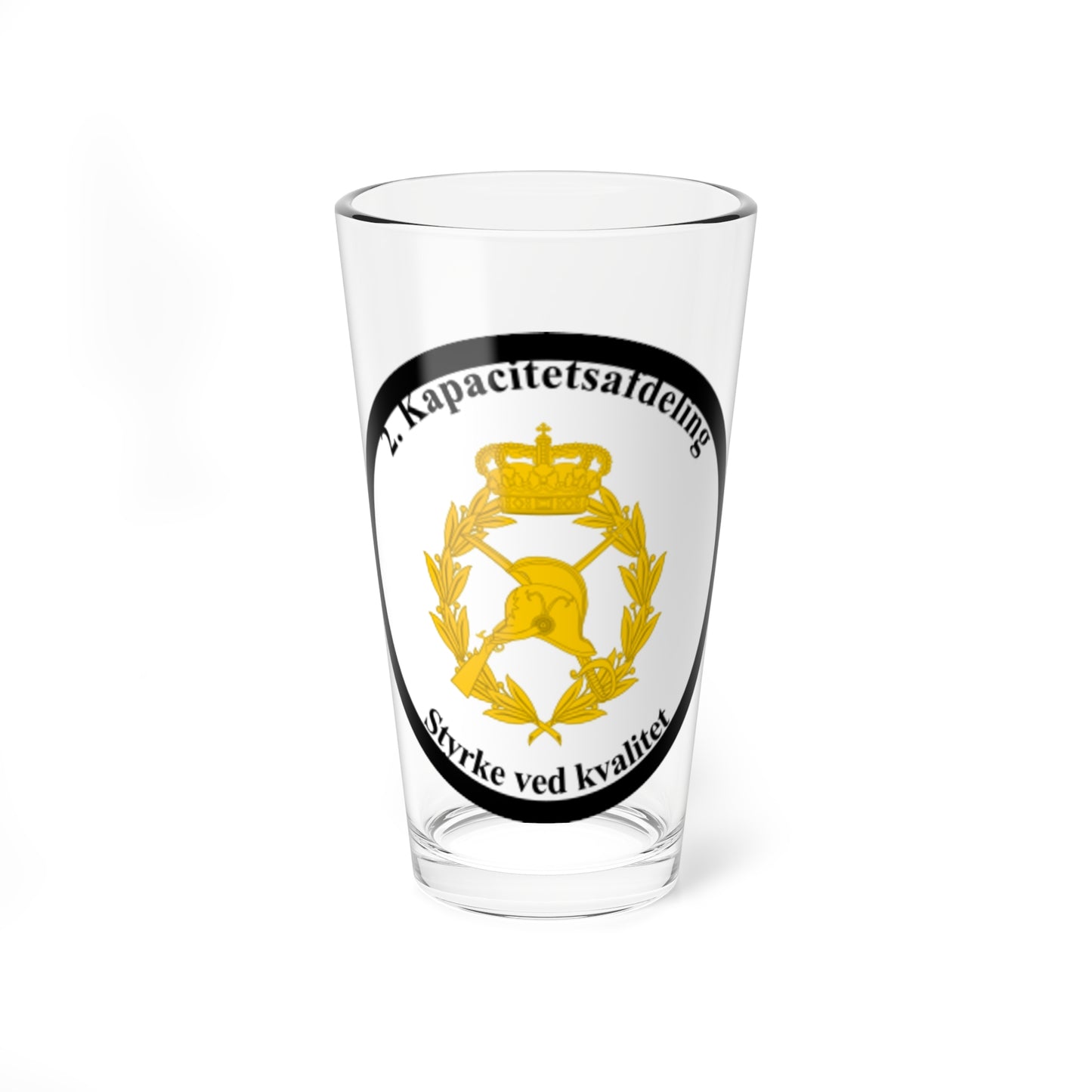 Emblem for the II-DAR (Denmark) (Coat of Arms) Pint Glass 16oz