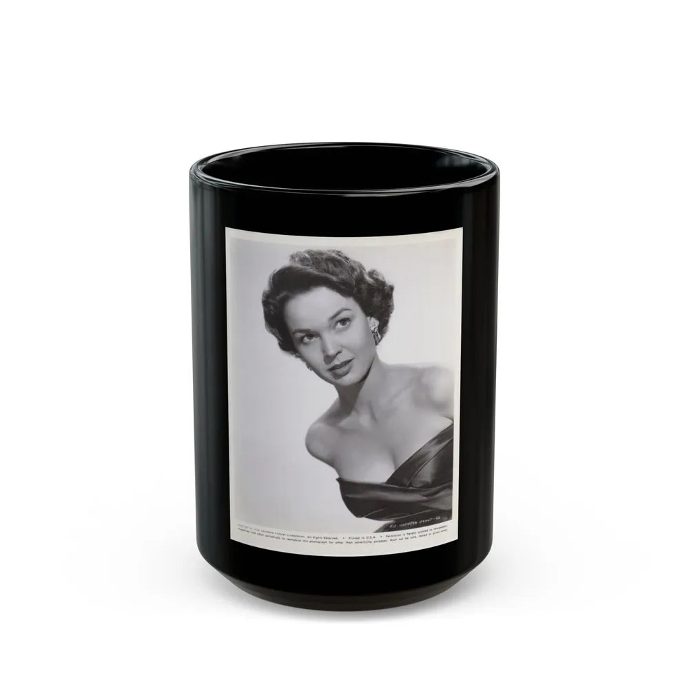 Kathryn Grant #30 (Vintage Female Icon) Black Coffee Mug-15oz-Go Mug Yourself