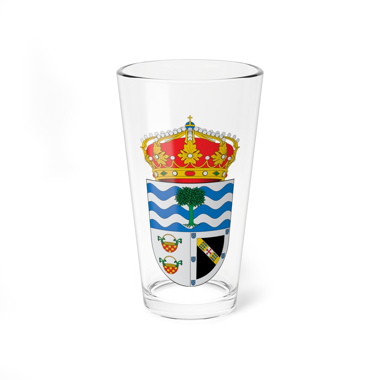 Escudo de Alcontar (Spain) (Coat of Arms) Pint Glass 16oz