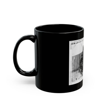 Petersburg, Virginia. Group Of Engineers And Draughtsmen, Headquarters, Army Of The Potomac (U.S. Civil War) Black Coffee Mug