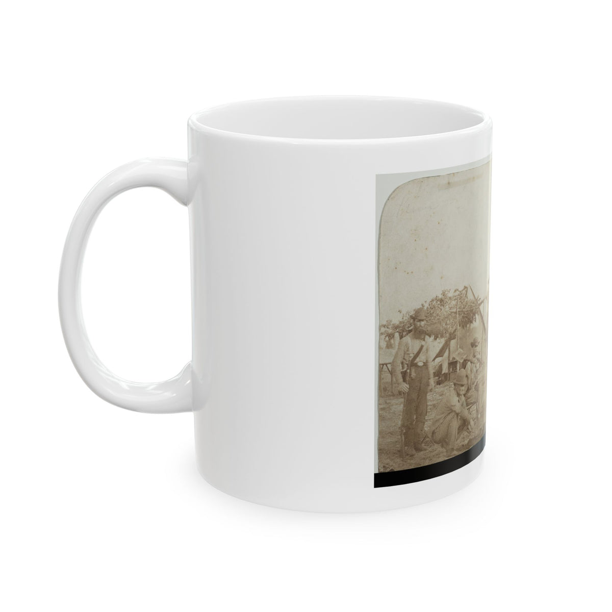 Confederate Camp, Warrington Navy Yard, Pensacola, Florida (U.S. Civil War) White Coffee Mug