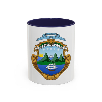 Coat of arms of Costa Rica (1906-1964) - Accent Coffee Mug