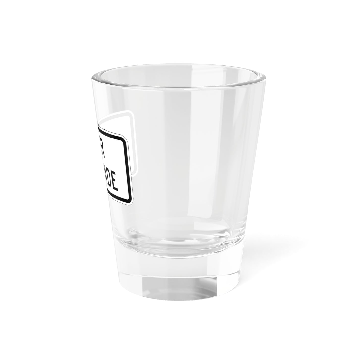 MUTCD-CA R20D-3 (California) (Road Sign) Shot Glass 1.5oz