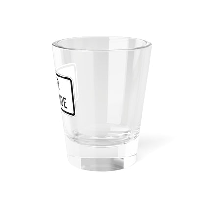 MUTCD-CA R20D-3 (California) (Road Sign) Shot Glass 1.5oz