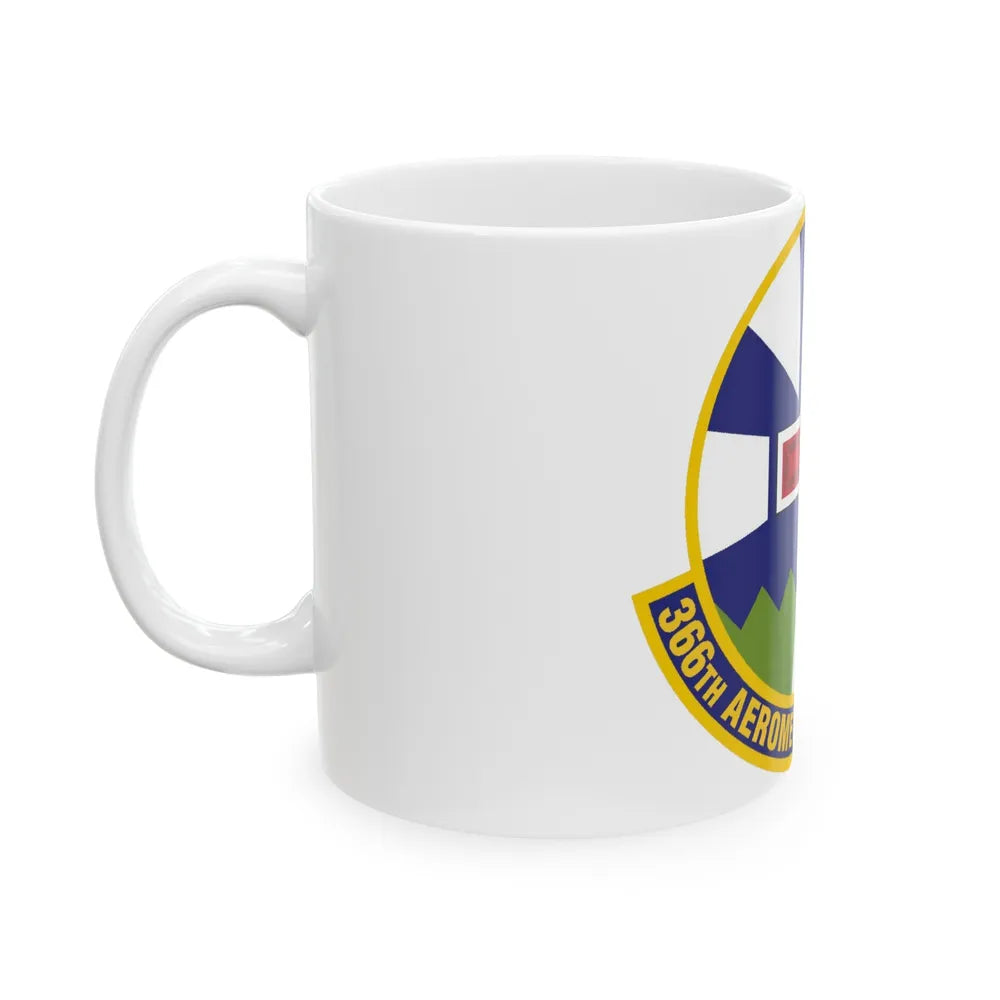 366th Aeromedical Dental Squadron (U.S. Air Force) White Coffee Mug-Go Mug Yourself