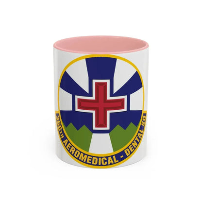 366th Aeromedical Dental Squadron (U.S. Air Force) Accent Coffee Mug 11oz Pink - Go Mug Yourself