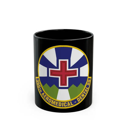366th Aeromedical Dental Squadron (U.S. Air Force) Black Coffee Mug 11oz - Go Mug Yourself
