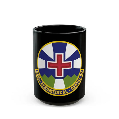 366th Aeromedical Dental Squadron (U.S. Air Force) Black Coffee Mug 15oz - Go Mug Yourself