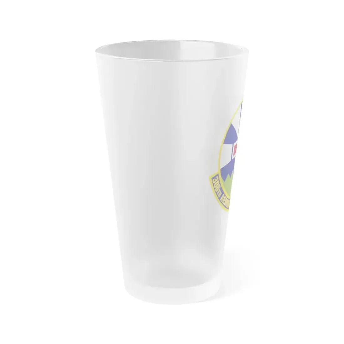 366th Aeromedical Dental Squadron (U.S. Air Force) Frosted Pint Glass 16oz - Go Mug Yourself