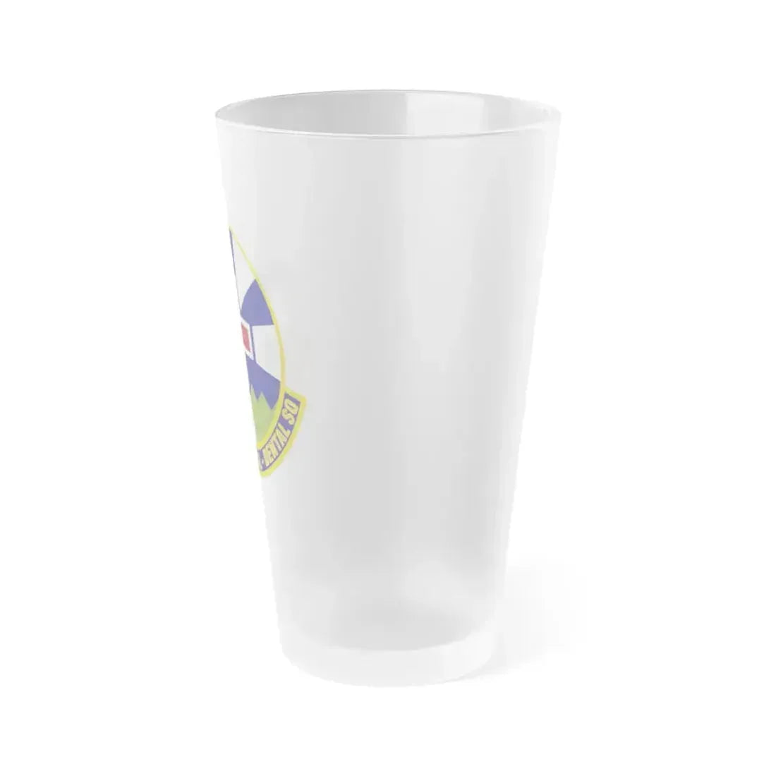 366th Aeromedical Dental Squadron (U.S. Air Force) Frosted Pint Glass 16oz - Go Mug Yourself