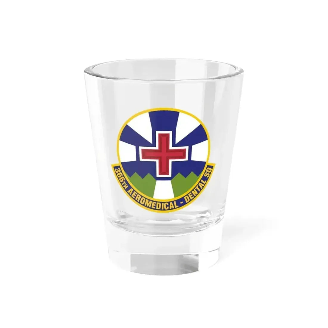 366th Aeromedical Dental Squadron (U.S. Air Force) Shot Glass 1.5oz 1.5oz - Go Mug Yourself