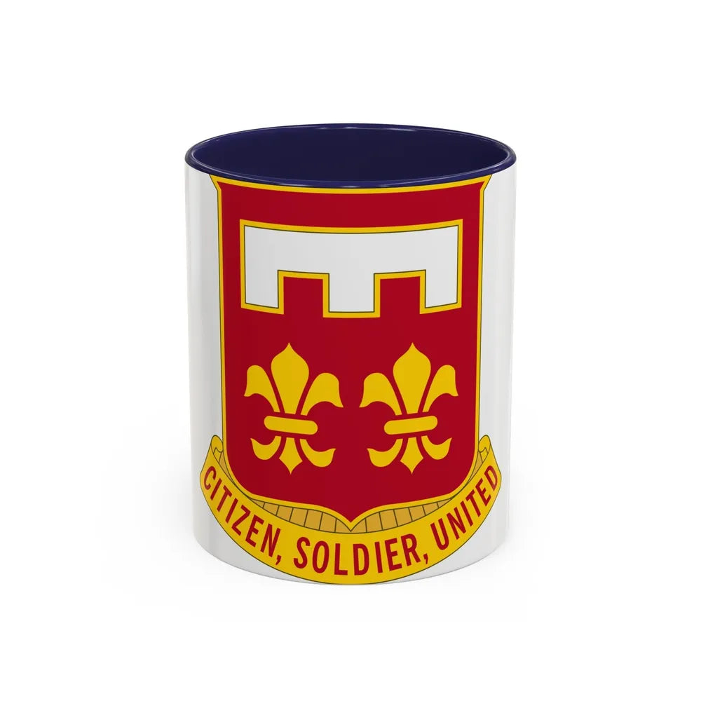 367 Engineer Battalion (U.S. Army) Accent Coffee Mug-11oz-Navy-Go Mug Yourself