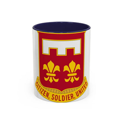 367 Engineer Battalion (U.S. Army) Accent Coffee Mug-11oz-Navy-Go Mug Yourself