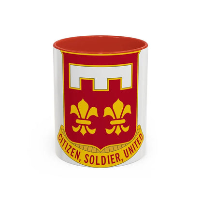 367 Engineer Battalion (U.S. Army) Accent Coffee Mug-11oz-Red-Go Mug Yourself