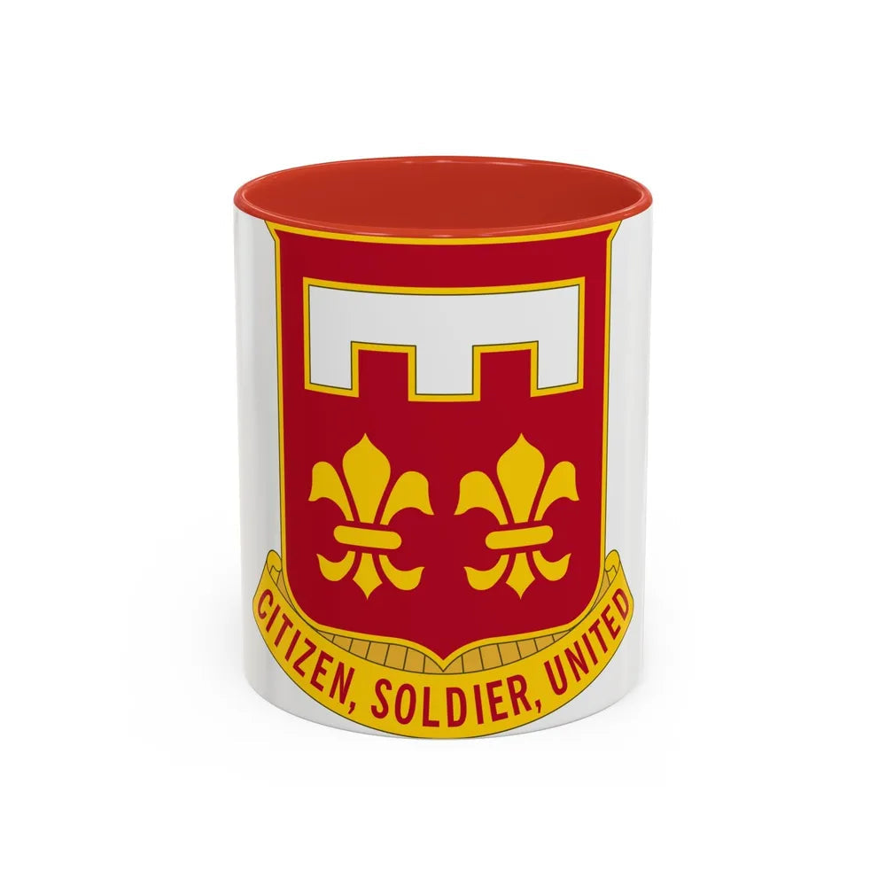 367 Engineer Battalion (U.S. Army) Accent Coffee Mug-11oz-Red-Go Mug Yourself