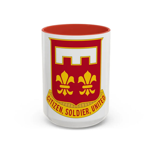 367 Engineer Battalion (U.S. Army) Accent Coffee Mug-15oz-Red-Go Mug Yourself