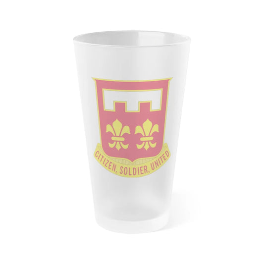 367 Engineer Battalion (U.S. Army) Frosted Pint Glass 16oz-Go Mug Yourself