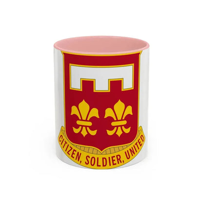 367 Engineer Battalion (U.S. Army) Accent Coffee Mug 11oz Pink - Go Mug Yourself