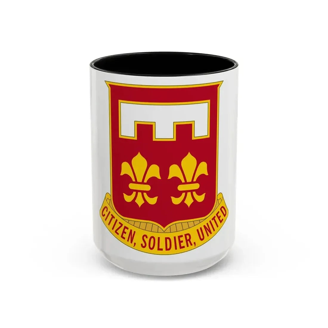 367 Engineer Battalion (U.S. Army) Accent Coffee Mug 15oz Black - Go Mug Yourself