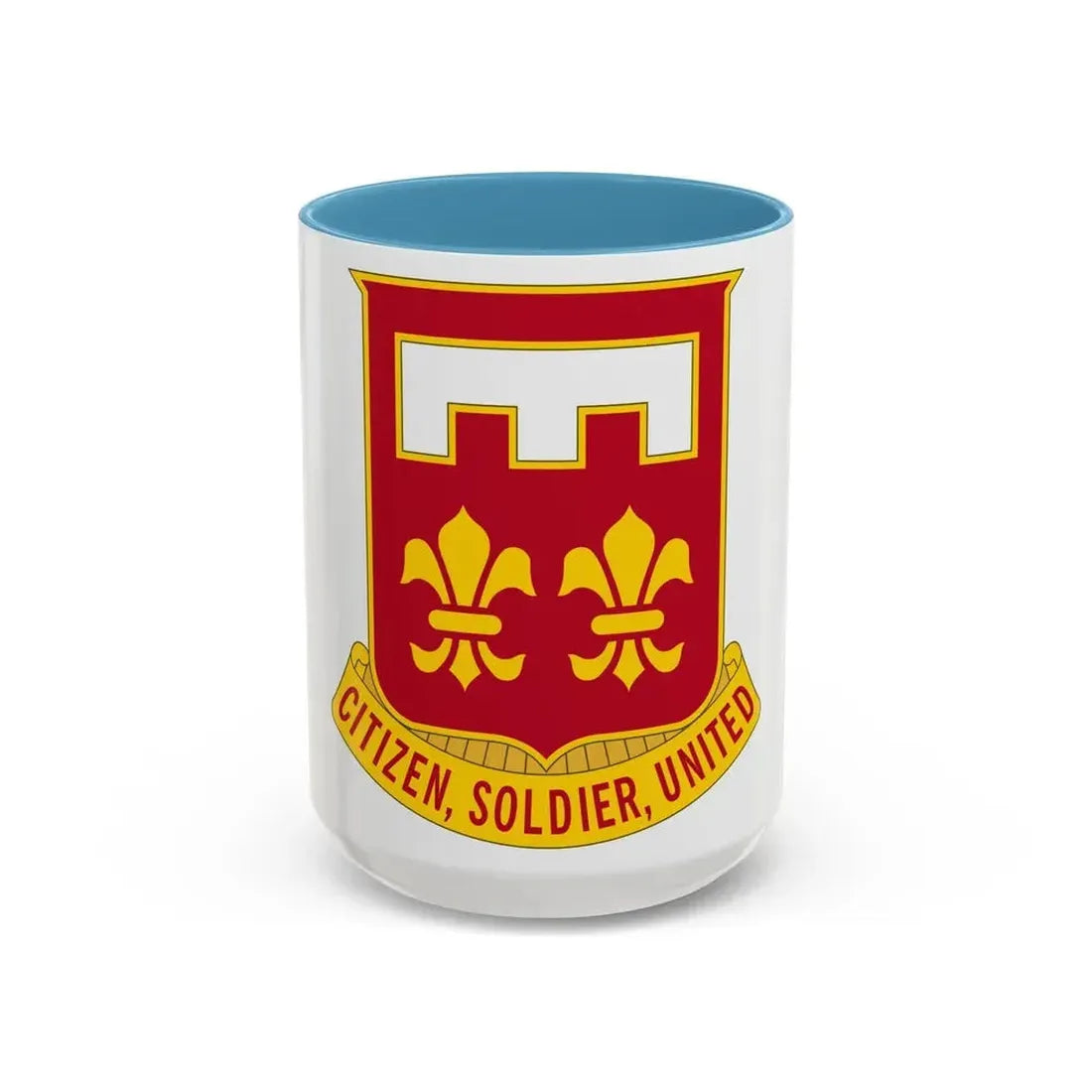 367 Engineer Battalion (U.S. Army) Accent Coffee Mug 15oz Light Blue - Go Mug Yourself